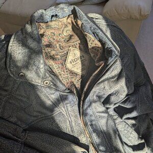RARE Oversized Vintage Finnish 80's Leather Jacket